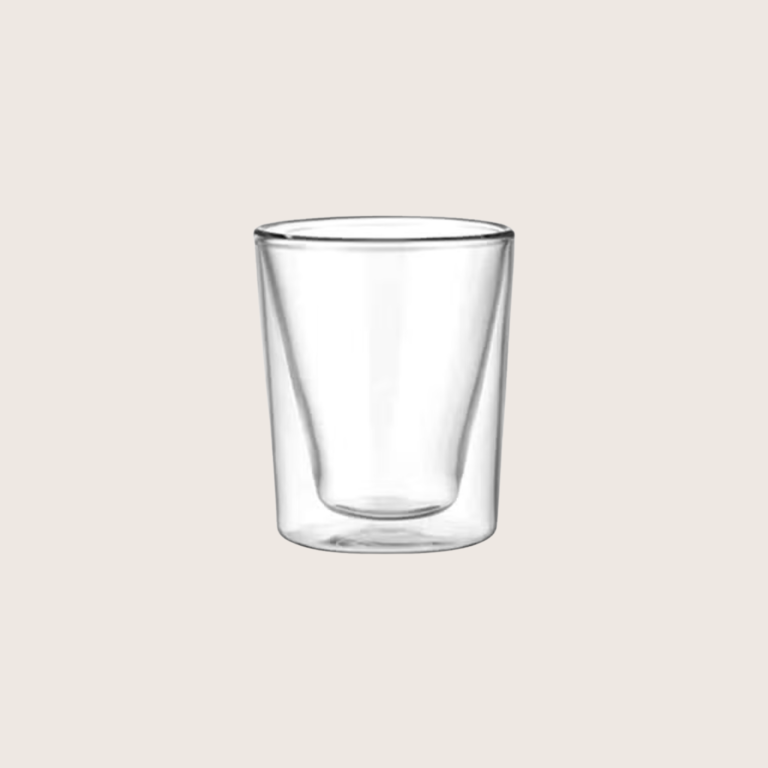 tasse en verre double paroi
