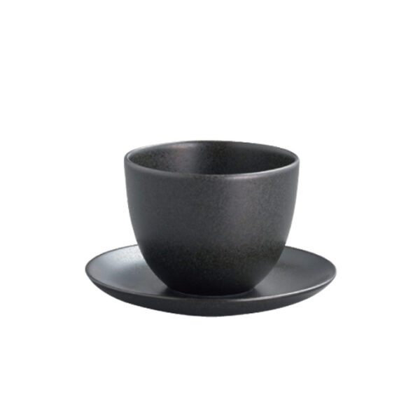 tasse en porcelaine noire service à thé nunshen