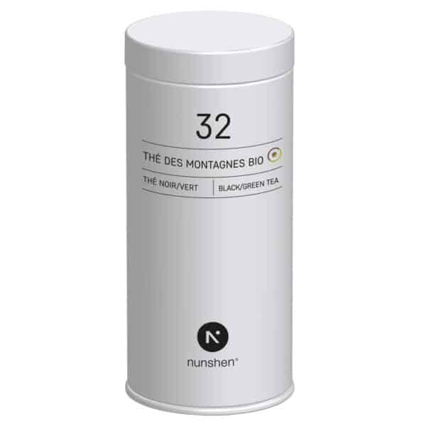 thé noir thé vert des montagnes bio 32 nunshen
