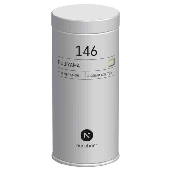 thé vert noir fujiyama 146 nunshen boite métal
