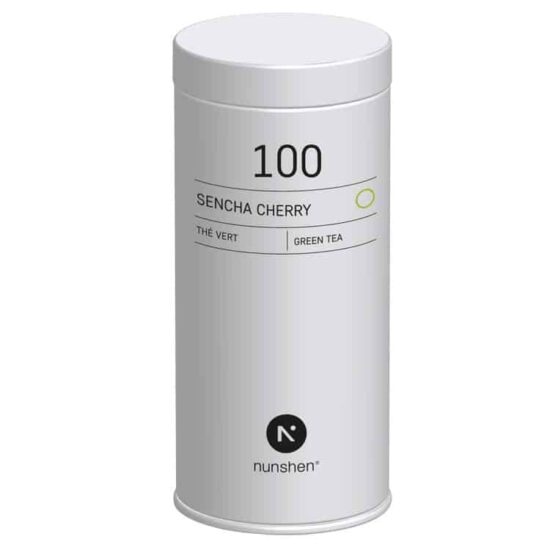 thé vert sencha cherry 100 nunshen boite métal
