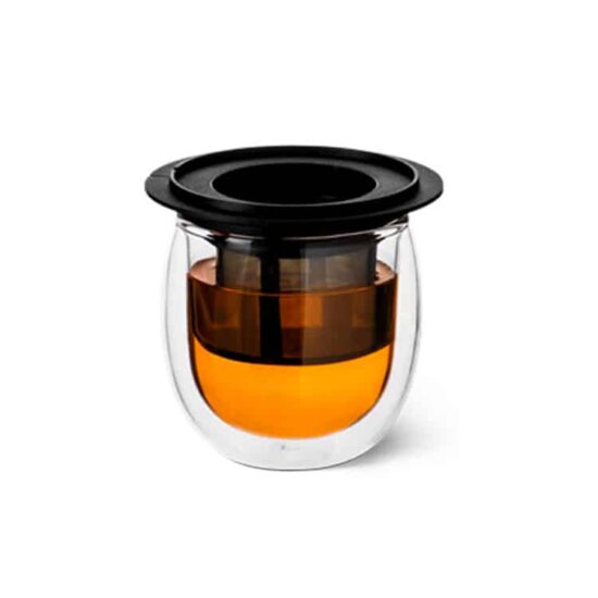 verre à thé double paroi avec filtre nunshen