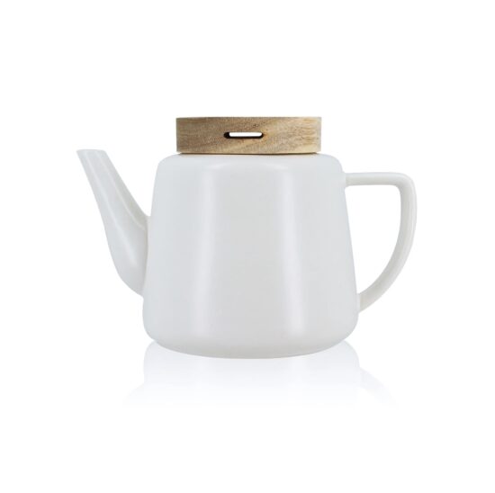 Théière en Porcelaine Blanche Enzo - 680 mL