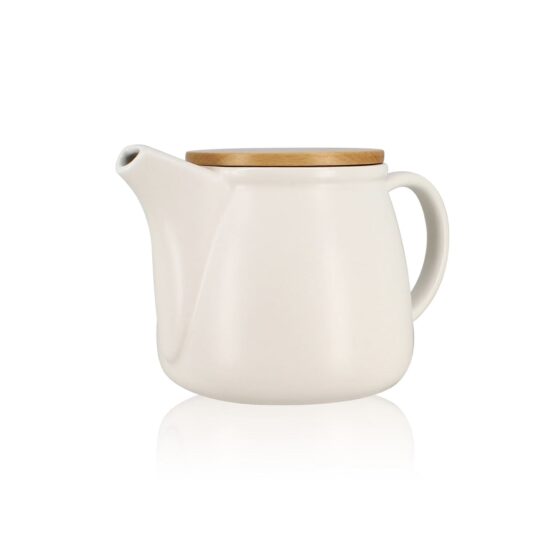 Théière en Porcelaine Blanche Mona - 1 L