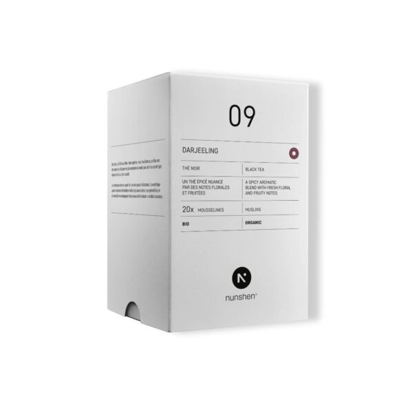 darjeeling bio mousseline nunshen sachet thé noir ok