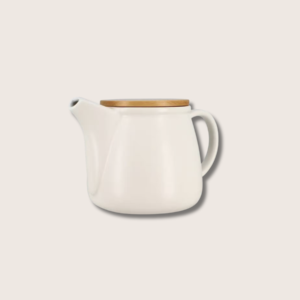 théière en porcelaine blanche mona – 1 l