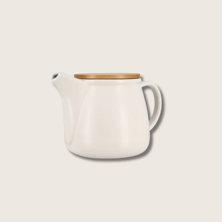 théière en porcelaine blanche mona – 1 l