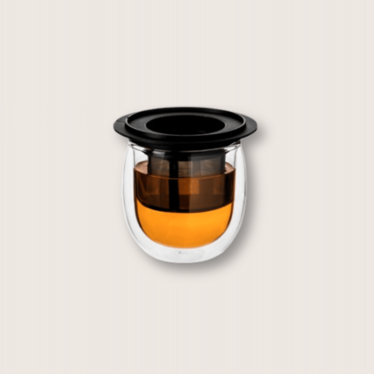verre double paroi avec filtre