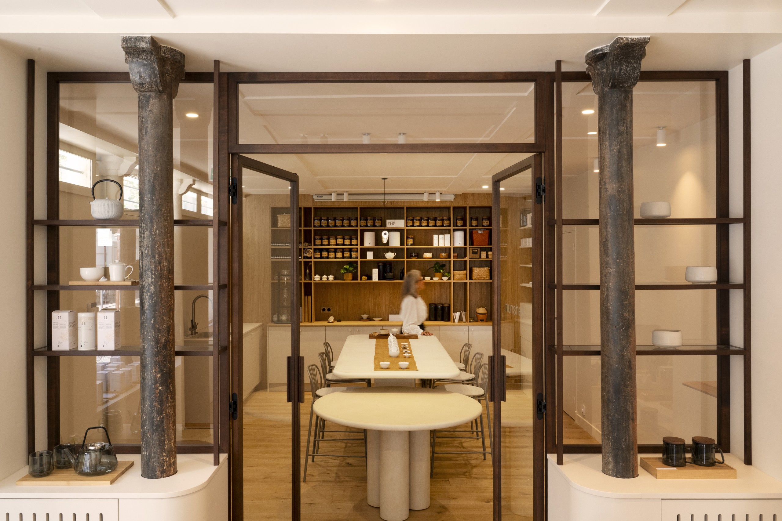 Salle de dégustation et de formation de l’atelier nunshen